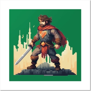 8bit Warrior Posters and Art